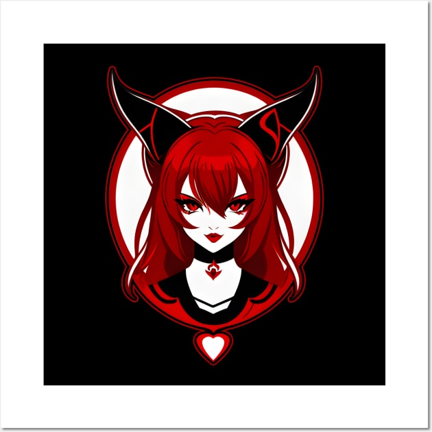 She Devil Red 1 Wall Art by DNT Designs